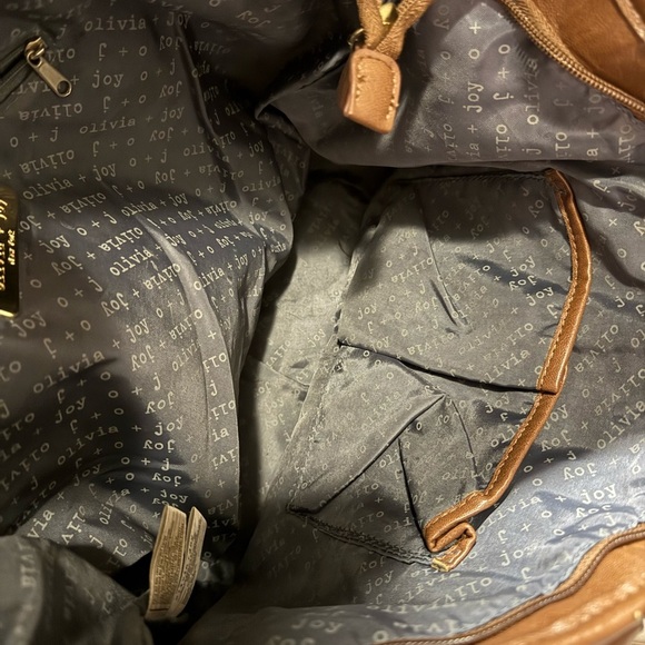 Olivia & Joy Brown Woven Tote Bag - Picture 4 of 4